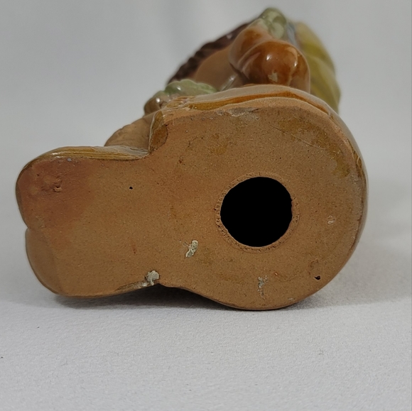 Vtg Little Girl Sitting With Flowers Figure - Picture 10 of 12